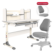 Комплект Anatomica Genius парта + кресло + надстройка + выдвижной ящик + подставка для книг