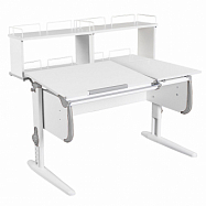 Парта Дэми СУТ 25 с задней надстройкой-полкой (выставочный образец)